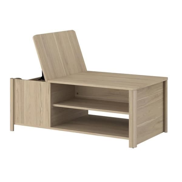 Bord Basse BETTY - Eg - Rektangulær - 110 x 42 x 60 cm Ek