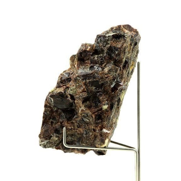 Stenar och mineraler. Andradite granat. 894,85 cent. Felluns, Pyrénées-Orientales, Occitanie, Frankrike.