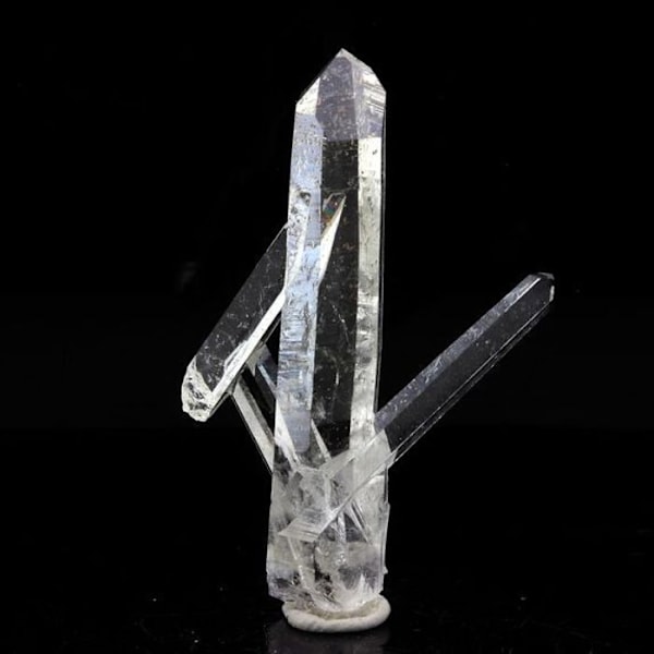 Sten og mineraler. Kvarts. 43,0 ct. La Gardette-minen, Bourg d'Oisans, Isère, Frankrig.