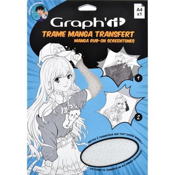 Trame Overførsel Manga A4 Tilfældige punkter fra Graph'It