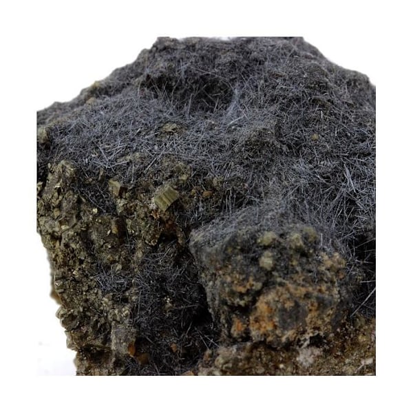 Boulangerit + Pyrit 1445,0 karat Flerfärgad