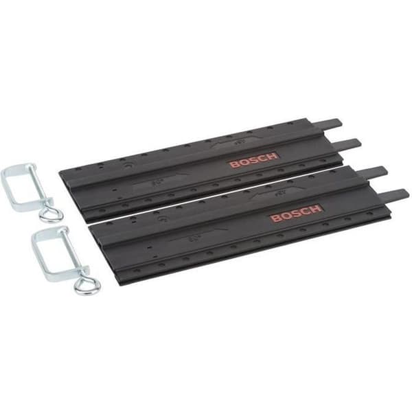 Førelinie til rundsave - BOSCH - PKS 55 A / 66 A/AF - 2 skinner på 700 mm - Grå plastik Grå