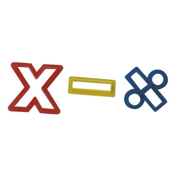 Alphabet + Numbers -leivurit saven muovaukseen Flerfärgad