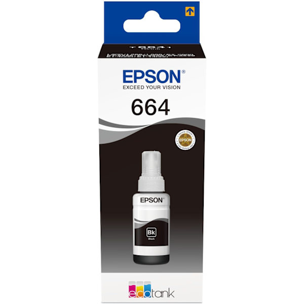 Epson ECOTANK T6641 Sort blækpatron