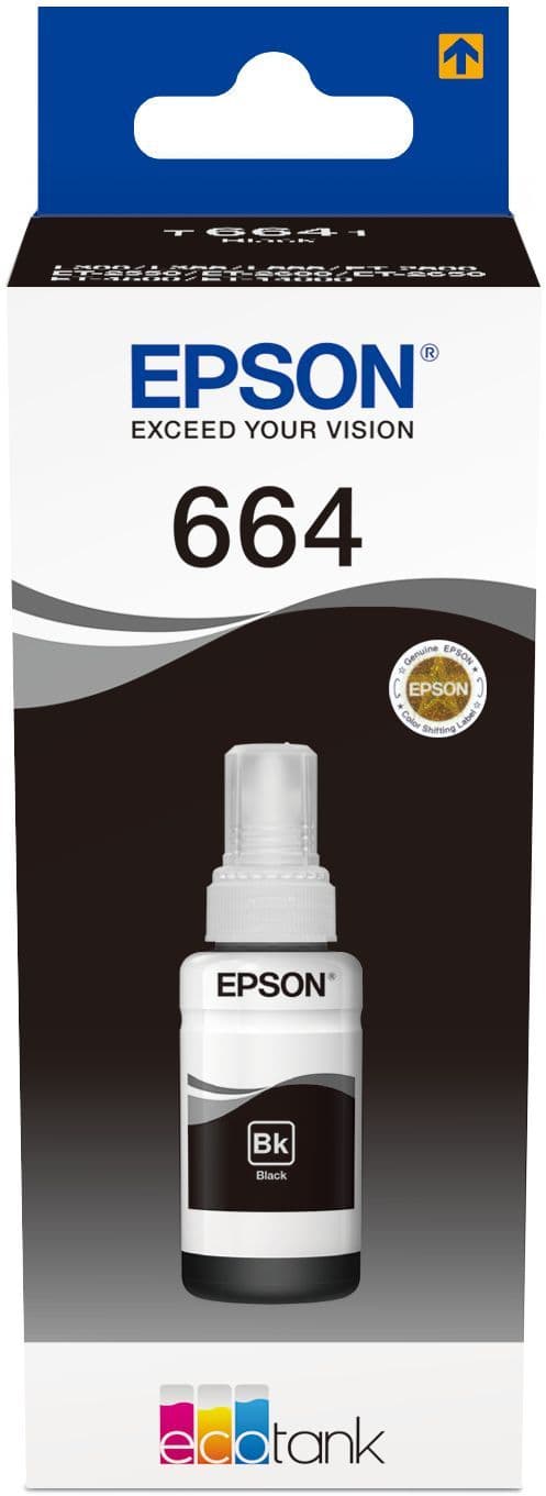 Epson ECOTANK T6641 svart bläckpatron