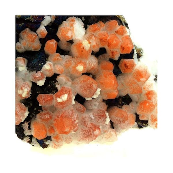 Sten og mineraler. Hæmatoid kvarts + kalkpyrit. 4045,0 ct. Huxu, Jiangxi, Kina.