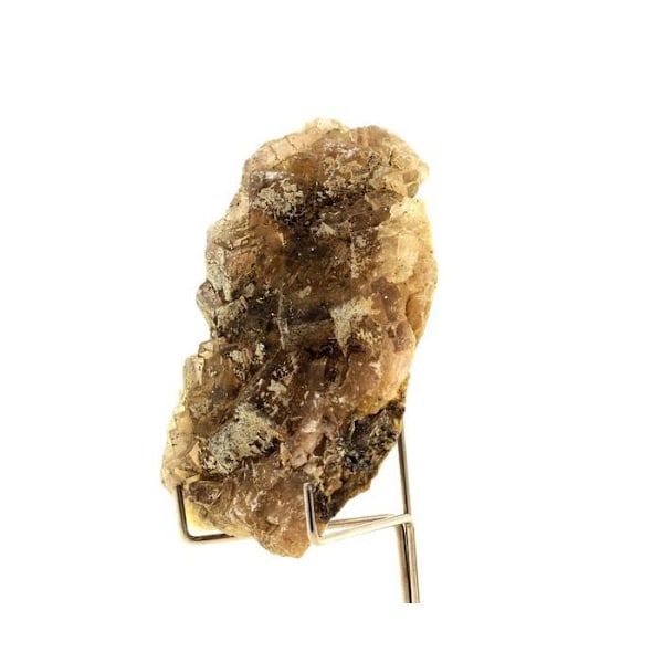 Sten og mineraler. Fluorit. 620,0 ct. Chaillac, Indre, Frankrig.