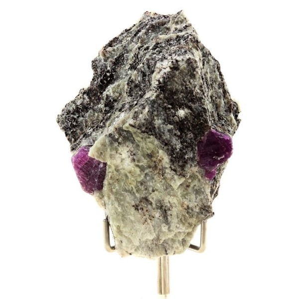 Sten og mineraler. Rubin. 303,75 øre. Mysore, Karnataka, Indien. Röd