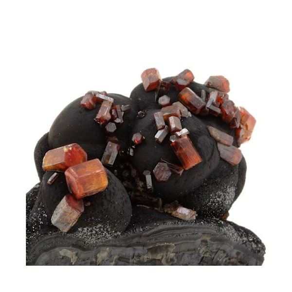 Sten og mineraler. Vanadinit + Coronadit. 436,4 ct. Taouz, Meknes-Tafilalet-regionen, Marokko.