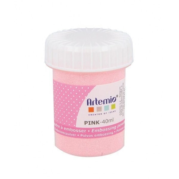 Pöly reliefiin embossoimiseen Vauvanvaaleanpunainen 40ml Ljusrosa