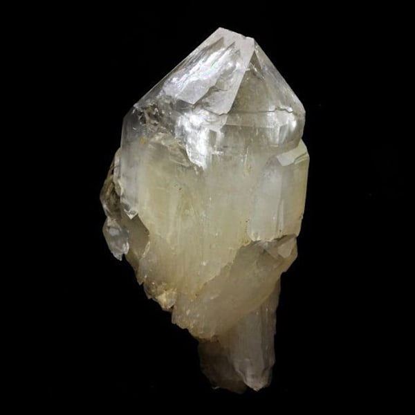 Sten og mineraler. Kvarts scepter. 488,0 øre. Les Halles mine, Vaulnaveys-le-Bas, Isère, Frankrig..