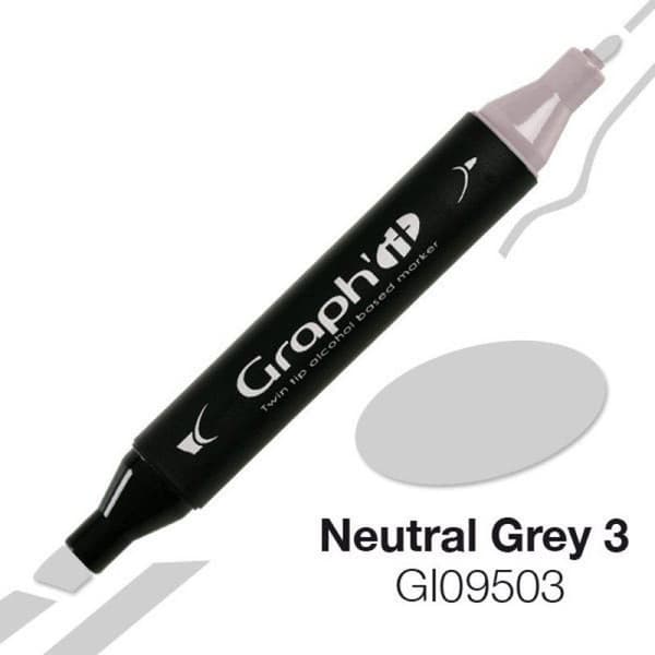 Graph'It - Alkoholmarkör Graph'it 9503 Neutral Grey 3 Neutral grå 3