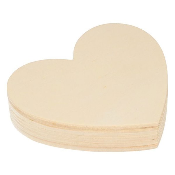 Forlovelsesæske - Artemio - Hjerte - 10 x 9 cm - Romantisk - Indretningsmæssig Beige