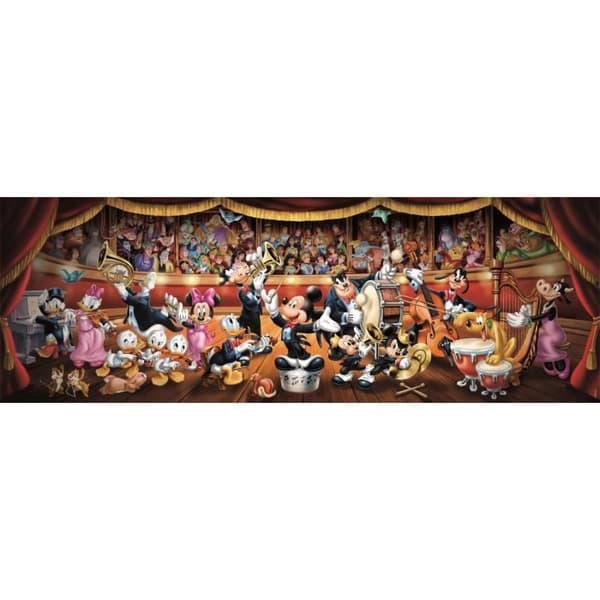 CLEMENTONI - Kompakt 1000 bitar Panorama - Disney Orkester
