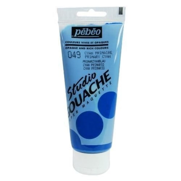 PÉBÉO GOUACHE MALING 1 TUBE PÅ 100 ML CYAN PR…