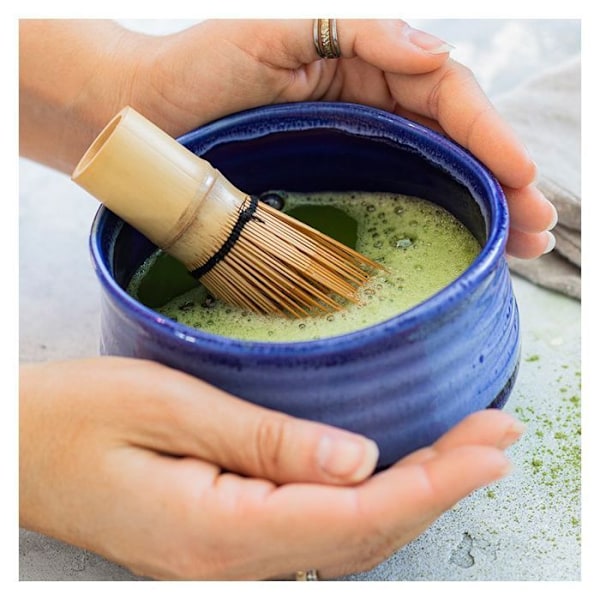 Ceremonielle Matcha te skål - Blå