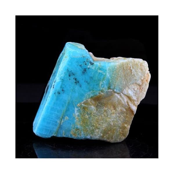 Sten og mineraler. Amazonit. 344,0 øre. Konso, Etiopien.