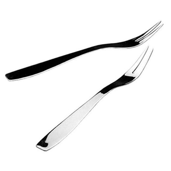 6 sneglegafler i rustfrit stål