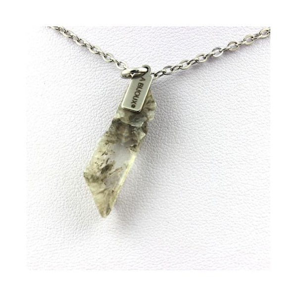 Stenar och mineraler. Halsband av rågips. 10 ct. Marcieu, Isère, Frankrike.