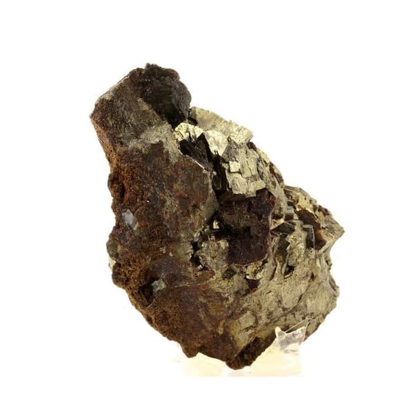 Ludlamite + Pyrit 1870,1 karat Flerfärgad