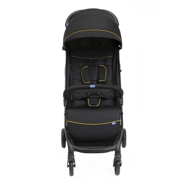 CHICCO Kørepose Glee Unven - 4 hjul - Sort Svart