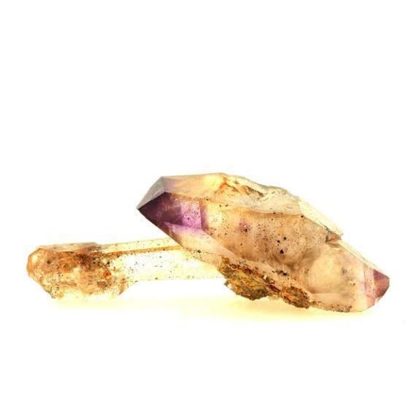 Kivet ja mineraalit. Kvartsi-ametisti valtikka. 104,0 ct. Madagaskar.