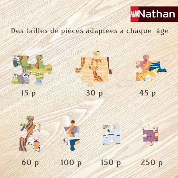 Nathan Mortelin syntymäpäivä Mortelle Adèle -palapeli - NATHAN - 150 osaa - Sarjakuvat ja sarjakuvat - Lapsi Flerfärgad