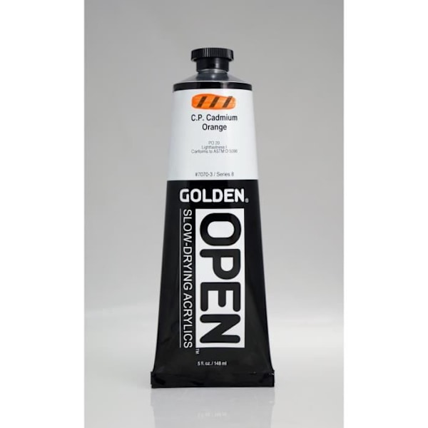 Akrüylimaali Open Golden 150 ml Kadmiumoranssi S8