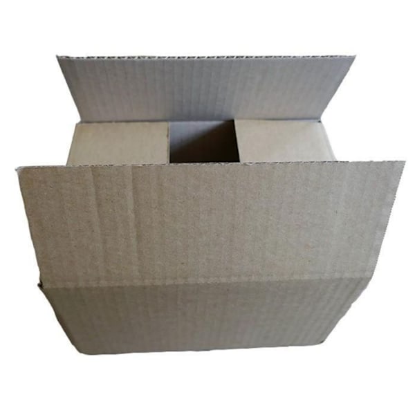 2 pientä pakkalaatikkoa 16 x 12 x 11 cm kastanj