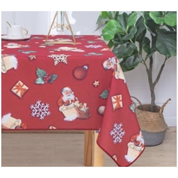Dukar - PROMO TEXTIL - Rektangulär - 150x300cm - Polyester - Röd Röd
