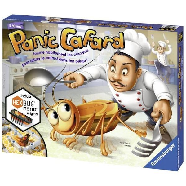 Kakerlakpanik, børnebrætspil, 5 år og opefter, Ravensburger Vit