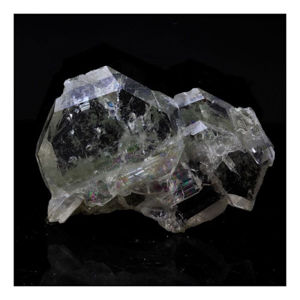 Stenar och mineraler. Ame Quartz (Faden Quartz). 44,0 ct. Les Chapieux, Tarentaise, Frankrike.