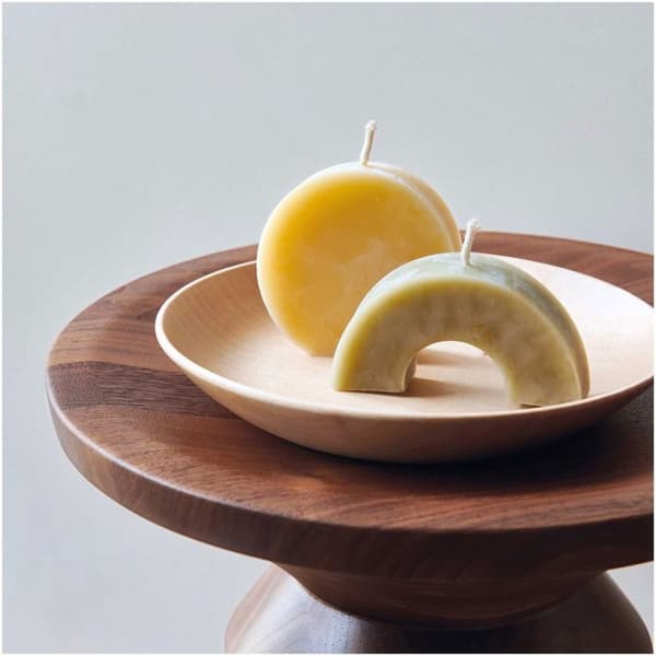 Silicone stearinlysform - RICO DESIGN - Regnbue - 10,5 cm x 2,5 cm x 5,5 cm Regnbåge