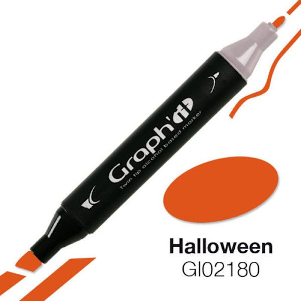 Graph'It - Graph'it 2180 Halloween -alkoholi marker Apelsin