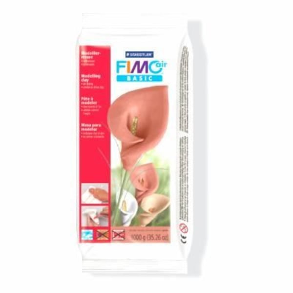 Pehmoplast - FIMO - Efaplast - Vaaleanpunainen - Lapsi - Kuivuu halkeilematta Hvid, ler eller hudfarvet