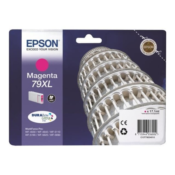 EPSON 79 XL magenta bläckpatron - lutande tornet (C13T79034010)