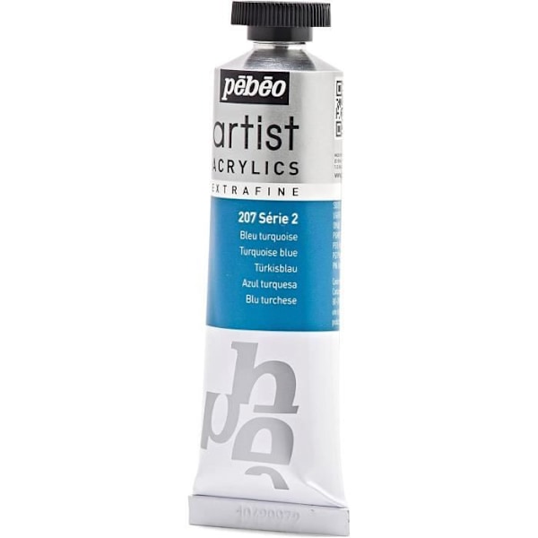 Maling - Véronèse - Tube 37 ml - Ekstra fin - Gulblå - Blank Blå tenderar att gulna