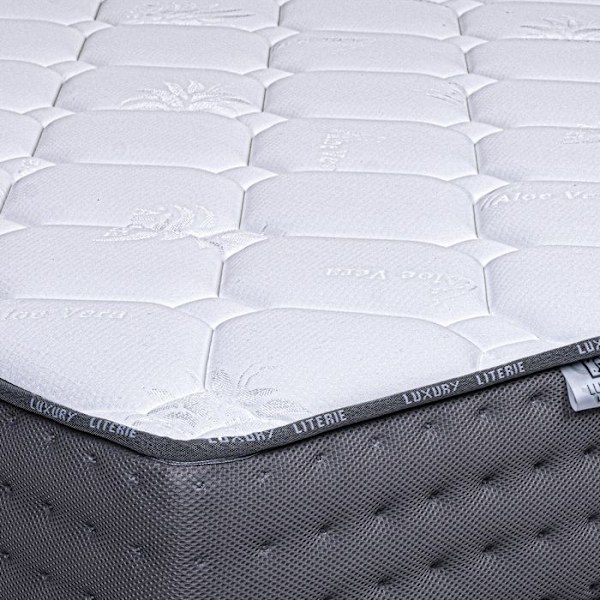Madrass 140x190 cm, Zen, 20 cm, hukommelsesskum, fast, vendbar, fremstillet i PORTUGAL Vit