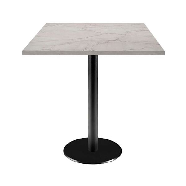 Bord 70 x 70 cm - Rom yule marmor model Beige