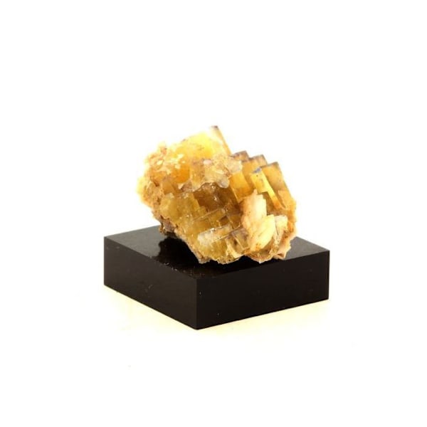 Sten og mineraler. Fluorit + Baryt. 75,80 øre. La Barre Mine, Puy-de-Dôme, Frankrig.