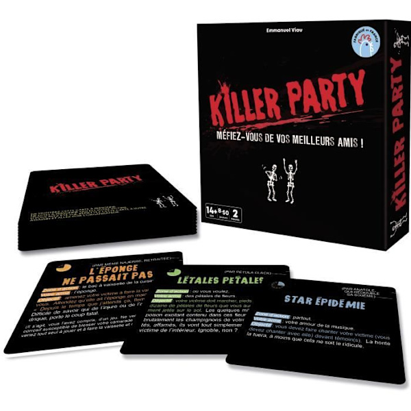 Killer Party - Asmodee - Partyspel - Från 14 år Flerfärgad