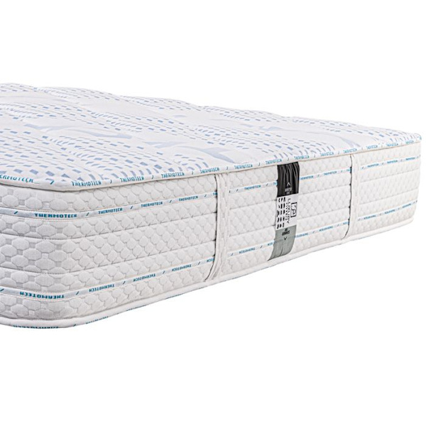 Madrass 90x190 cm, Funnybed, 24 cm, minnesskum, fast, oberoende sovytor, sommar/vinter sida Vit