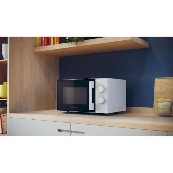 CMW20SMSLI Mono CANDY Idea mikroovn - 20L - MO: 700W - Mekanisk UI - 5 effektniveauer - Sølv Silver
