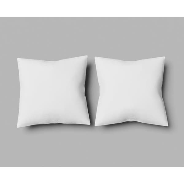 Kuddar - ERBJUDANDE PÅ TEXTIL - Polyester - 65x65 cm - Vit Paket med 2 Vit