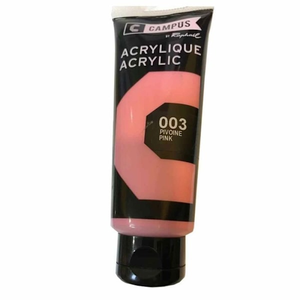 Akrylfärg 100 ml - Pionrosa n°003 Rosa