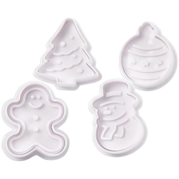 Push cookie cutters - jul - 4 st