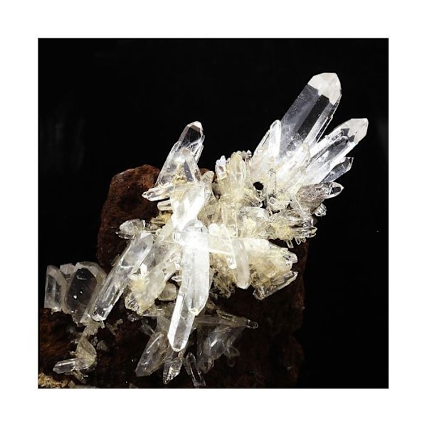 Sten og mineraler. Muzo kvarts. 256,6 ct. Vaulnaveys, Isère, Frankrig.