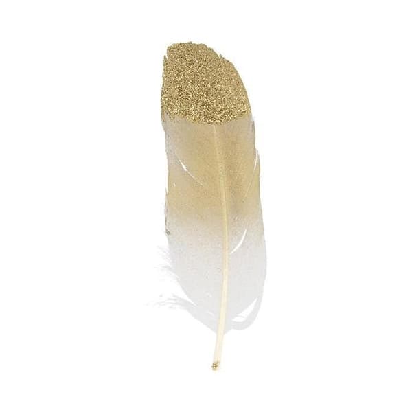 6 kultapullot glitterillä gyllene