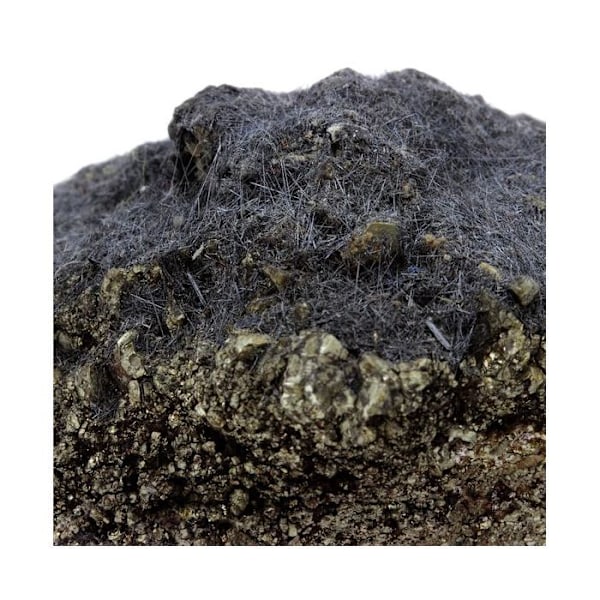 Boulangerit + Pyrit 1445,0 karat Flerfärgad