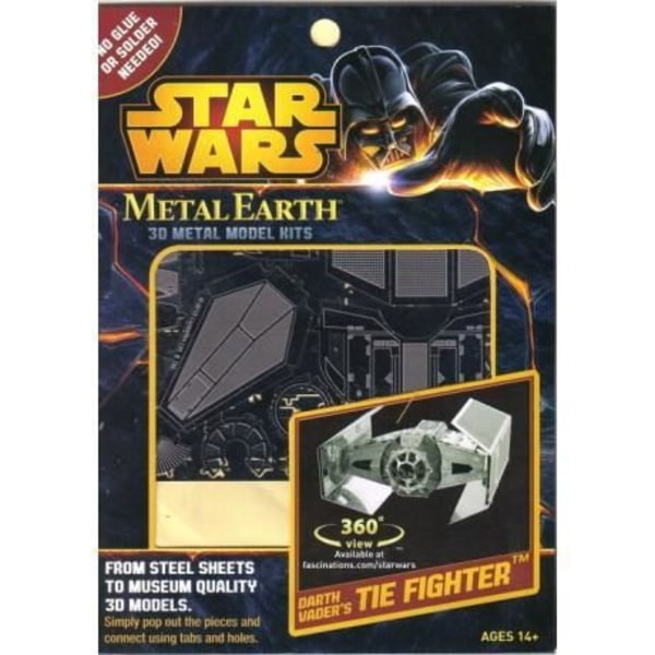 3D-metallmodell Star Wars Darth Vader Ship - Star Wars - 14 år gammal - 1 st - Pojke - Vuxen - Grå Grå